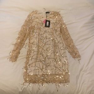 Prettylittlething Sequins Dress